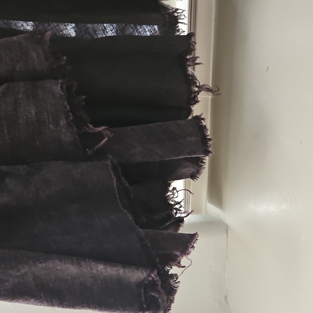 NWT Oli & Hali Black Patchwork Distressed Oversized Cardigan - Picture 8 of 12